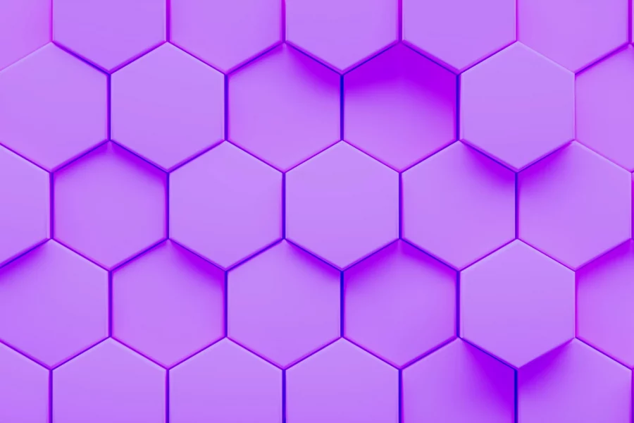 Kyc Workspace hexagon concept