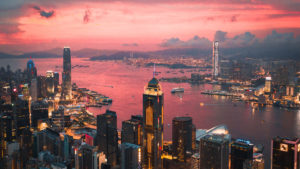Hong Kong Ariel view