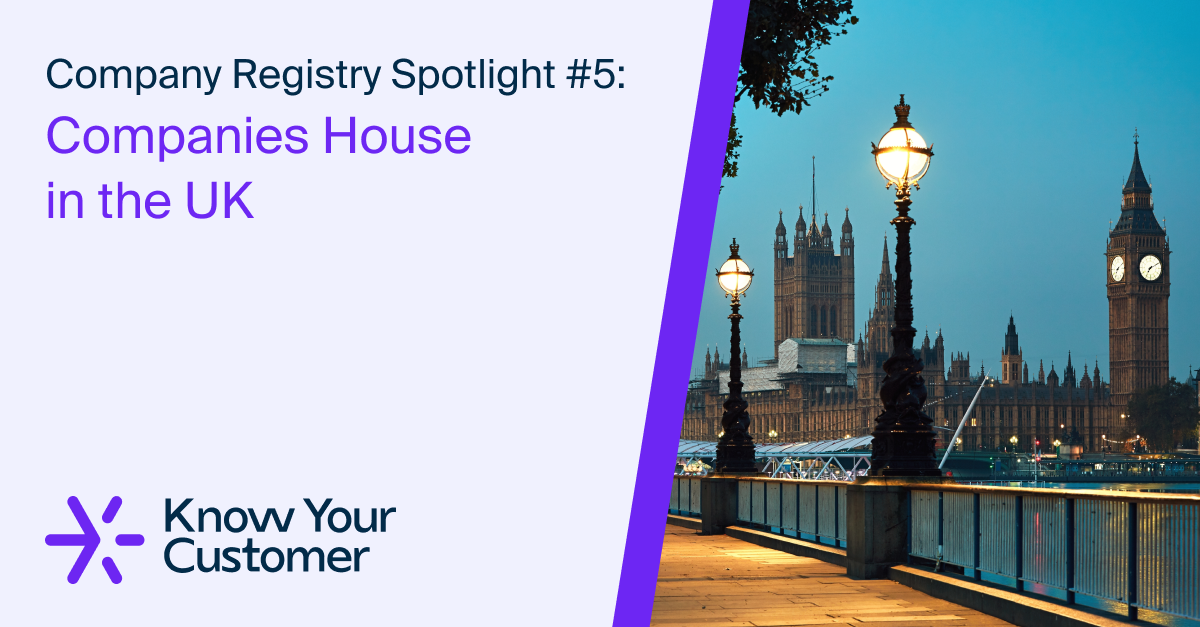 UK Company Registry Companies House Know Your Customer