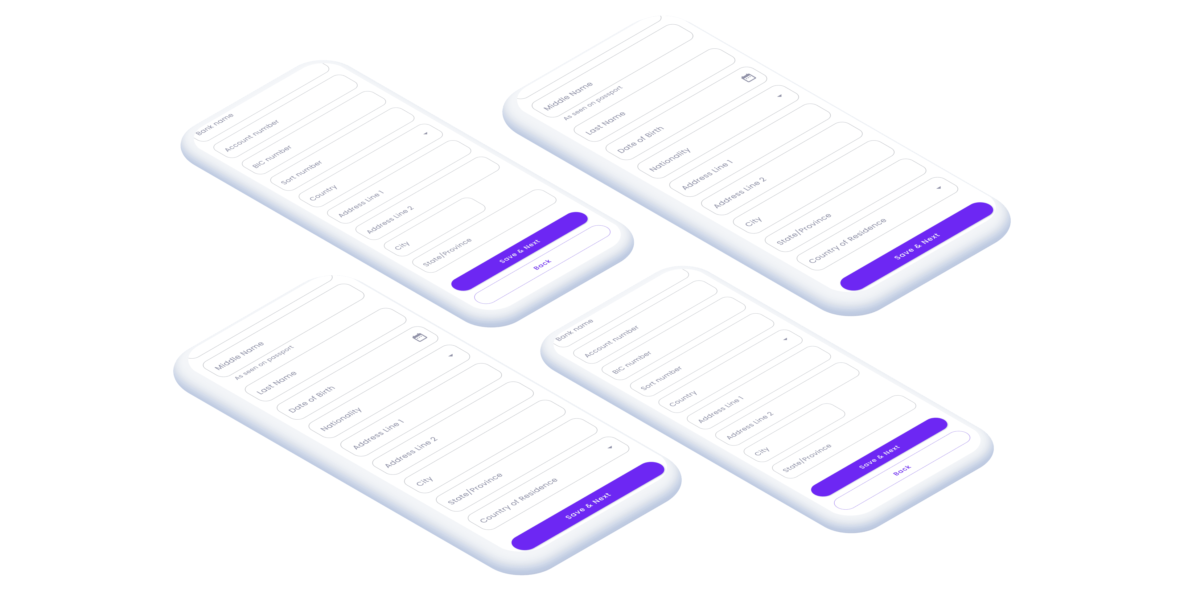 KYC customisable responsive forms