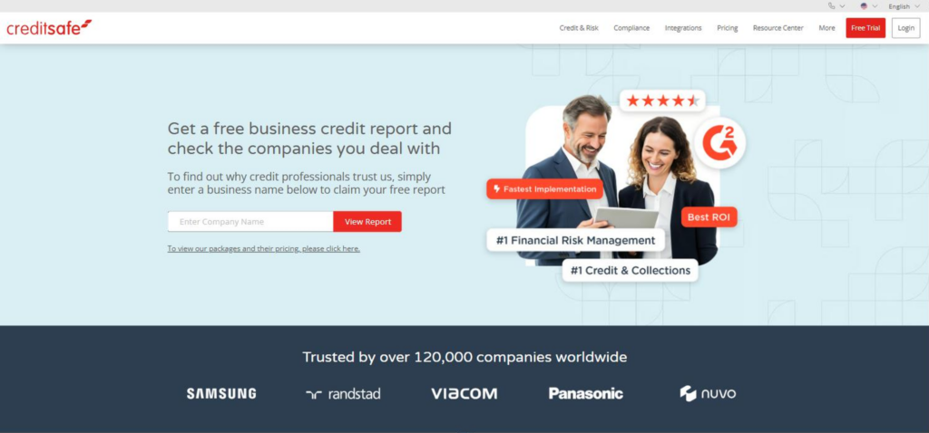 Creditsafe screenshot