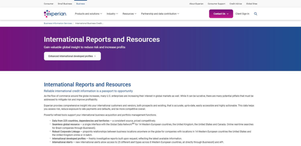 Experian Business screenshot